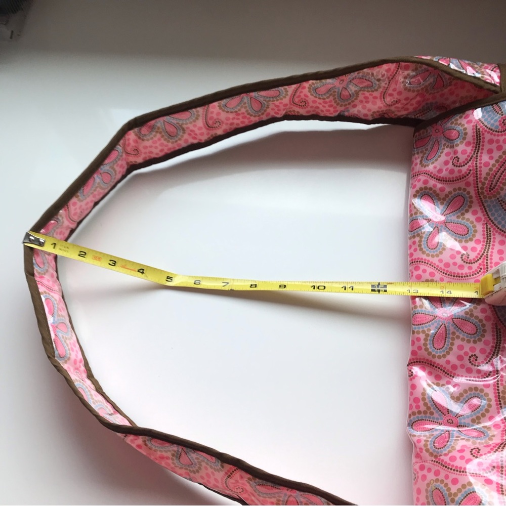 Pink Floral Pattern Shoulder Bag - Picture 15 of 15